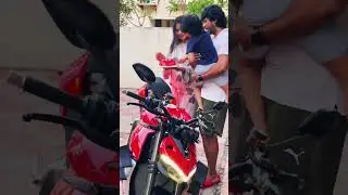 Daddy’s new bike!😍 #ducatistreetfighter #shorts | Its VG