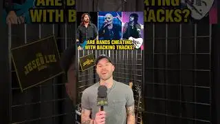 Are bands cheating when they use backing tracks live? Full vid on IG