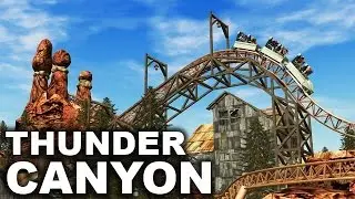 RCT3 Thunder Canyon - Intamin Rollercoaster HD