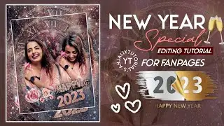New year special💫 ||Editing Tutorial For Fanpages||By Anjalixtutorial's 💜✨|| #happynewyear2023