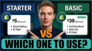 Shopify Starter vs Basic | Full Comparison – Which Plan Should You Choose?