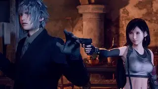 Tifa & Noctis in Resident Evil 4 Remake