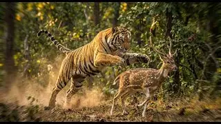 Tiger vs Deer: The Chase for Survival - Wildlife Documentary