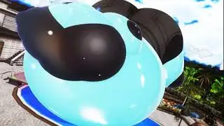 Anime belly, boobs and butt Inflation 1