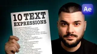 10 Text Expressions I Use in Every After Effects Template (steal them)