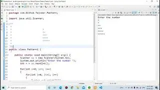 (01) Right triangle Pattern in Java