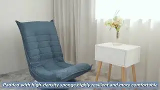 Kawachi Folding Swivel Nirvana Moon Chair Leisure Lounge Sofa 360˙Rotation Adjustable Recliner Chair