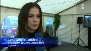 Lena Meyer-Landrut - Interview in der Tagesschau zum ESC 2013