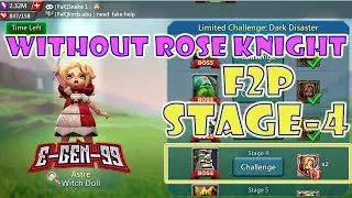 limited challenge Witch doll  stage 4 Dark disaster stage 4