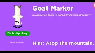 How to get Goat Marker - Find The Markers