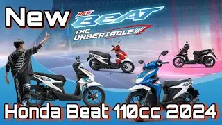 ម៉ូតូHonda Beatសេរីថ្មីឆ្នាំ2024 | New Honda Beat 110cc 2024_ Beat 110cc 2024