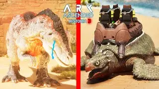 LA DECISIÓN CONTRA EL AMO DE LA ISLA Y ARCHELON NUEVA TORTUGA DINOSAURIO en ARK Ascended Historia