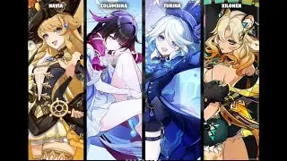 Navia Colombina lunar team? Navia-Xilonen-Columbina-Furina Team (Genshin Impact Luna 3 (6.3) Leaks)