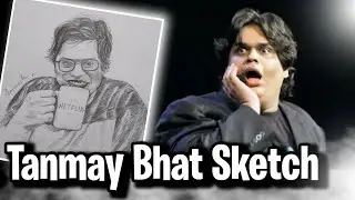 @tanmaybhat  Sketch | Art Animesh | Tanmay Bhat