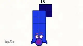 numberblock 13 blueberry inflation (with poping) request by @JoshVidal08