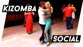 Social Dancing Kizomba - Kristofer & Inna - KizzAfro - Moscow, Russia - 2016