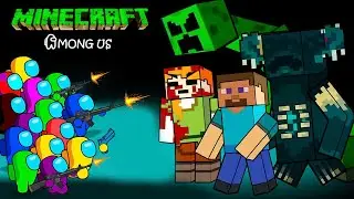 어몽어스Among Us VS BOSS Minicraft | AMONG US FUNNY ANIMATION