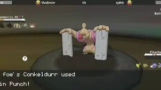 POKEMMO, PvP Battle : Pikachu's 1HkO Attack