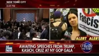 Who is the F  K They  Does This Guy Look like A Rap      Anti Trump Protesters Outside Of NY GALA