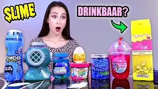 DRINKBAAR SLIJM? - GEKKE AMERIKAANSE SLIJMS TESTEN! || Slime Sunday