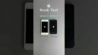 iPhone 5 vs iphone 4 Boot Test In October 2022 #iphonetest #boottest #short