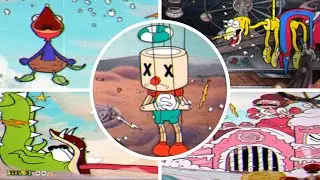 Cuphead - Simple Mode (No Damage) - All the bosses of the second island