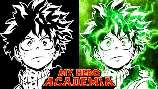 GLOW ART EASY TUTORIAL MIDORIYA | USING PICSART