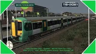 |TS2021 - Southern - NHS We Thank You - Class 377111 - Hove To London Victoria - Semi-Express - RP |