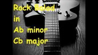 Backing Track Rock Balad in Ab minor Cb major Abm C