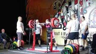 Gasanov Tural squat RAW 285kg@83kg. New record of Russia!
