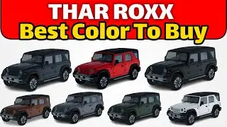 Mahindra THAR ROXX Colour Options | THAR ROXX Best Color to Buy #tharroxx