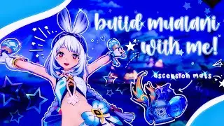 ༄.° 🦈 build mualani with me! ✦ cozy genshin gameplay 𓇼 °‧🫧⋆.ೃ࿔*:･