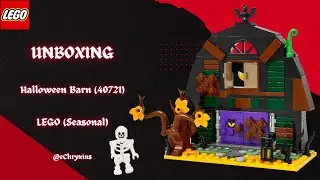 UNBOXING - Halloween Barn (40721) | LEGO Seasonal