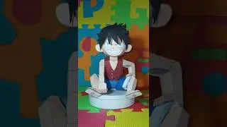 Papercraft ✂️ Luffy.🐵👒#papercraft #manualidades #art #luffy #onepiece #anime #decoration #viralvideo