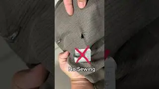 Repair a Hole in Pants Without Sewing ?? 