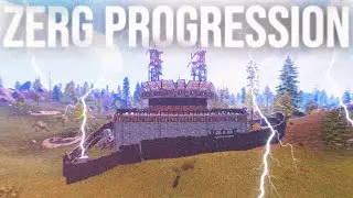 Raiding EVERYONE on WIPEDAY in RUST (ZERG PROGRESSION)
