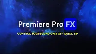 Control Your Sound On & Off in the Premiere Pro FX Plugin Interface