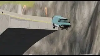 Long jump vehicle contest #beamng #beamngdrive