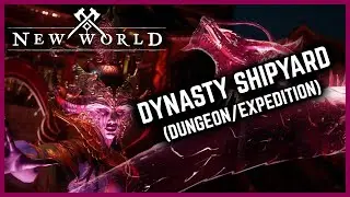 New World - The Dynasty Shipyard (Dungeon/Expedition) Life Staff/Ice Gauntlet POV