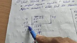 Squares and square root, video 6