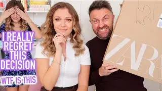 MY DAD DID MY ZARA HAUL!🥵 idk why i let this happen...