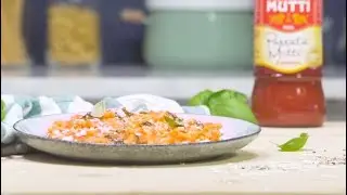 Risotto à la tomate, pesto et ricotta | Mutti France