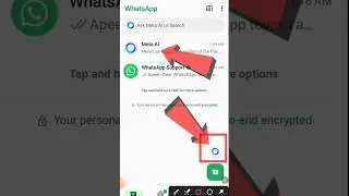 🔥whatsapp meta ai not showing | whatsapp new update meta ai |