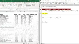 Excel vba   Copy Worksheet and Rename it using Variable