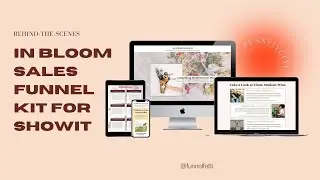 In Bloom Sales Funnel Template Kit for Showit - Funnelfetti