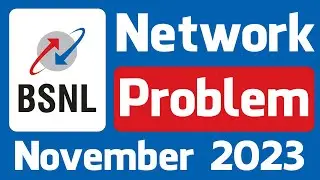 BSNL Network Problem Solution November 2023 || BSNL Network Proble FIX || BSNL