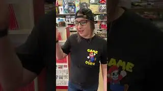 Thrift Girl Selling Hot Merchandise #gamestore #vhs #graded #pokemon #charizard #n64 #nintendo