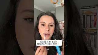 Dudak dolgunlaştırma etkili gloss deniyoruz