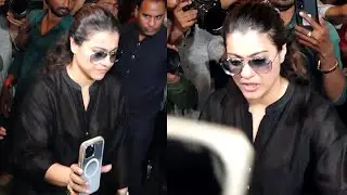 Kajol Looks Emotional & Crying After Coming Out From Malaika Arora Residence Post Her Father Demise