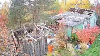 Снос дома - длинный видос
